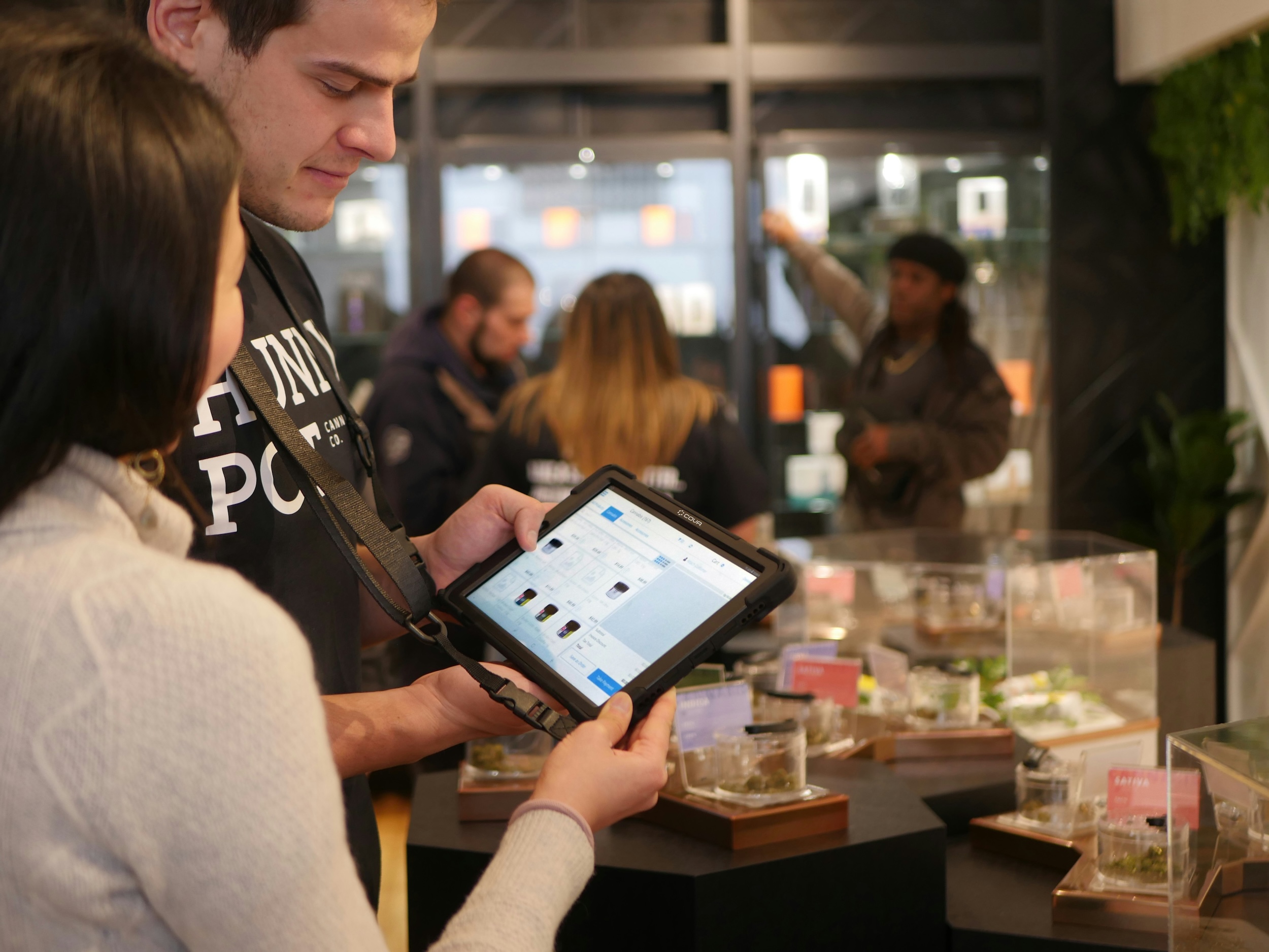 secure customer payment on ipad in store