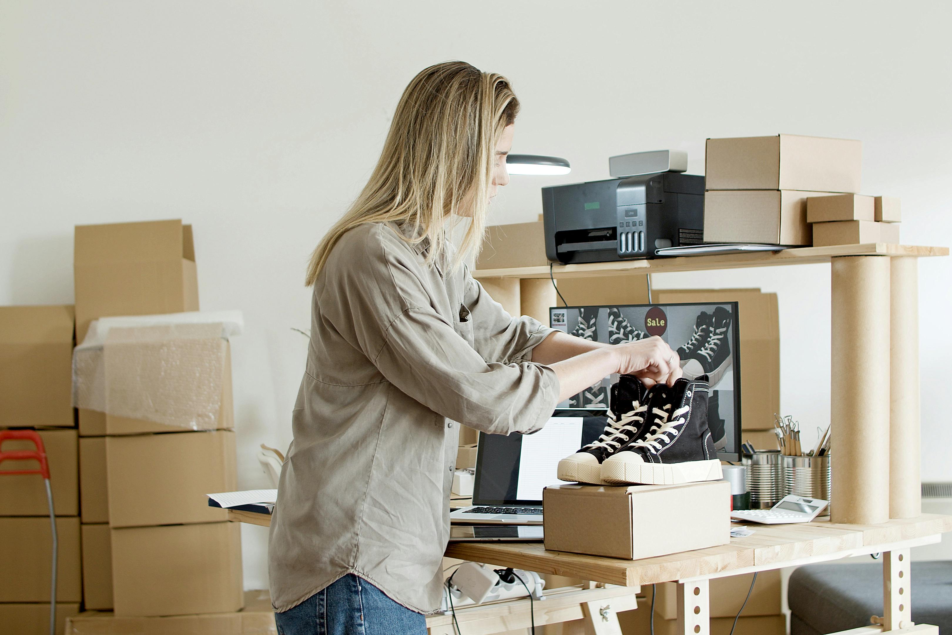 online shop owner