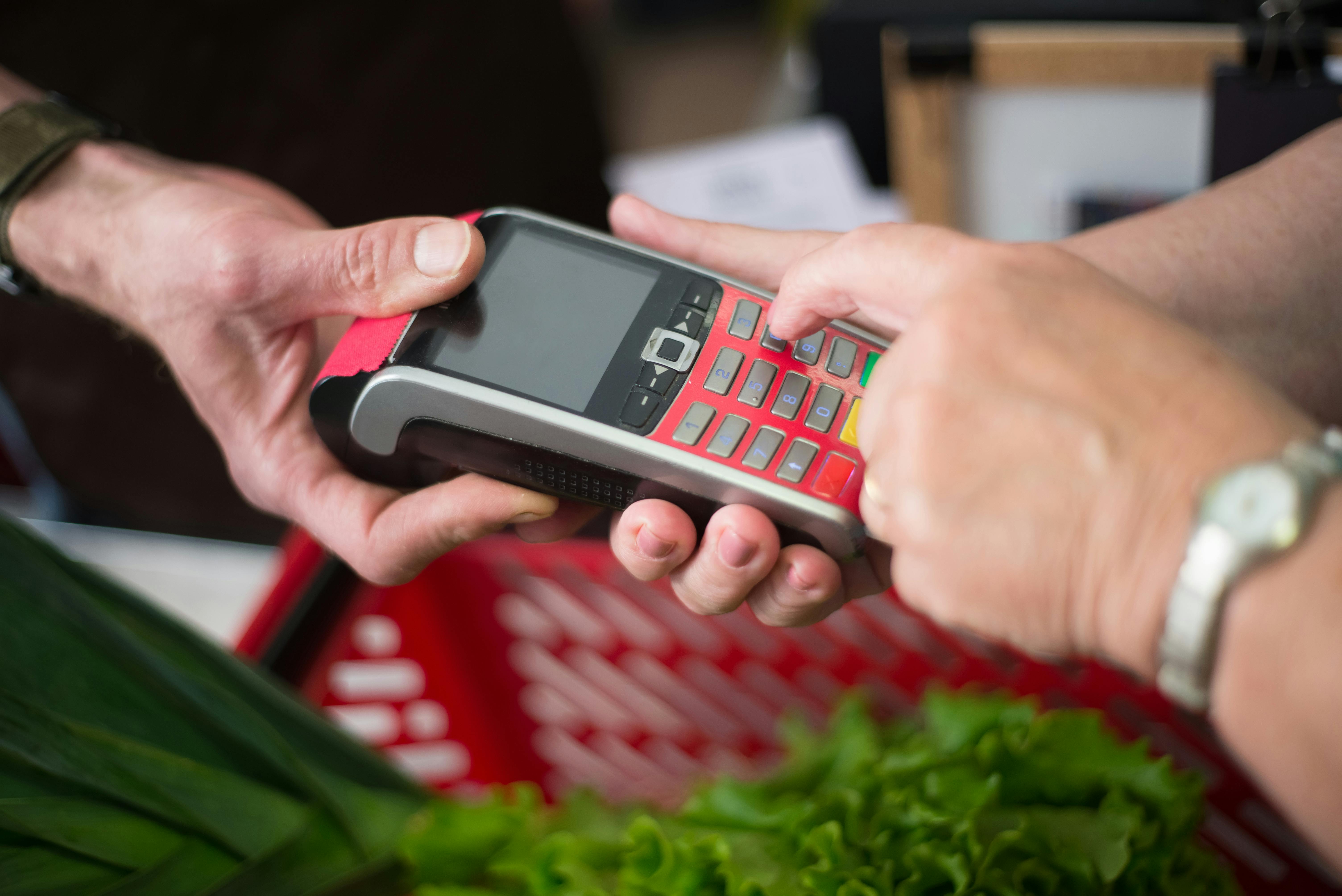 supermarket payment with eftpos