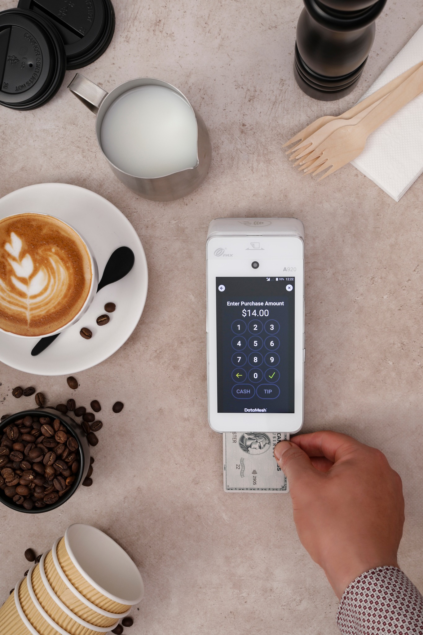 venue smart eftpos terminal accepting crypto